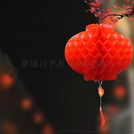 塑纸灯笼厂家直销婚庆商场开业大红灯笼元旦春节装饰广告小灯笼串