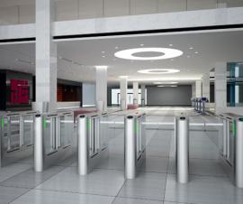 出入口闸机 地铁闸机360°无间隙检测