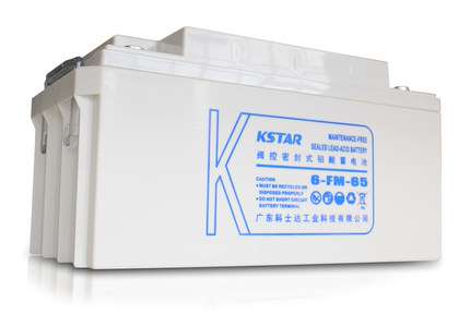 科士达蓄电池6-FM-65 12V65AH 免维护KSTAR电池 送电池线
