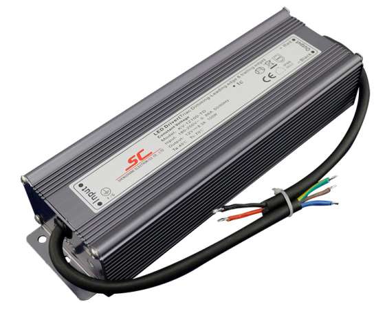 圣昌LED调光电源 100W 12V 24V PWM输出恒压防水可控硅前后沿调光