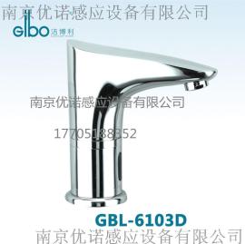 供应安微公共卫浴感应洁具 洁博利GBL-6103D一体式调温感应龙头 台盆全自动感应洗手器