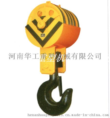 5t半封闭吊钩组，灰铁滑轮，韶关钩头
