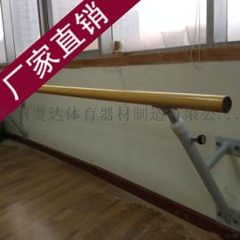 固定式舞蹈把杆墙体壁挂压腿杆 家用舞蹈房水曲柳升降把杆现货