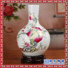 批发供应青花粉彩各类陶瓷花瓶  客厅卧室床头必备摆设用品