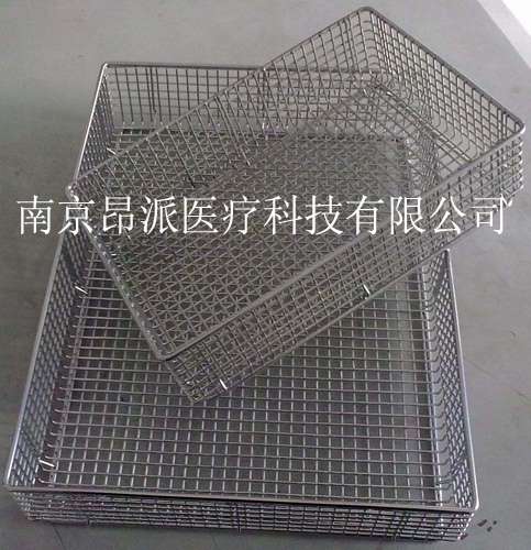 不锈钢器械清洗托盘，医用清洗网篮，医用器械托盘，不锈钢篮筐