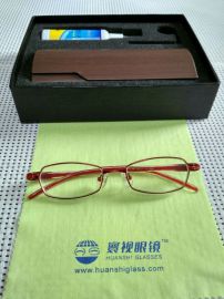 精品女士纯钛900-1200度超薄高度数眼镜