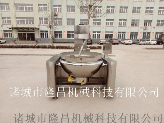 玫瑰酱糖炒锅 鲜花酿红玫瑰果酱自动搅拌锅 电加热导热油自动翻炒 无死角不糊锅