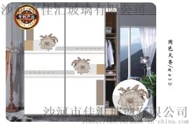 河北沙河厂家直销七彩镭射、超白5D烤漆衣柜门玻璃