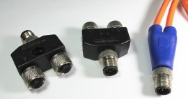 T型三通防水插头，Y型连接器/转接头