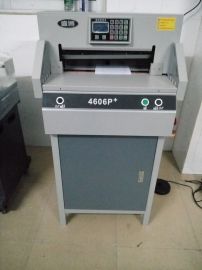 广州盛博4606P+电动程控切纸机双导轨结构
