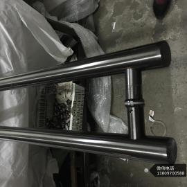 佛山鑫踏圆管磨砂黑金不锈钢拉手