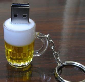 U盘 啤酒U盘 酒瓶子U盘 质保一年
