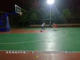 衡阳室外篮球场画线标准 雁峰小区学校网球场地面建设每平方米报价