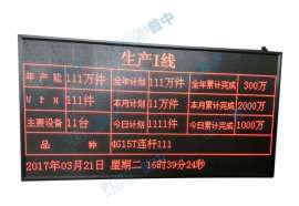 LED电子看板车间流水线生产管理目视化看板精益生产汇总显示屏