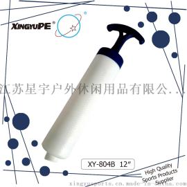 【工厂直销 外贸品质】XY-804B 12″星宇气筒 手动手推打气筒、足球篮球排球等球类打气筒、充气玩具充气筒 塑料环保气筒 气球打气筒