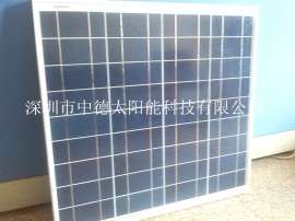 中德太阳能18v40w,太阳能多晶电池板组件