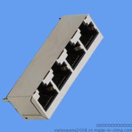 网络接口 RJ45四连接体 连接器