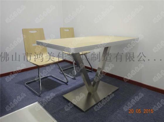 甜品店餐桌椅，奶茶店餐桌椅广东鸿美佳厂家提供