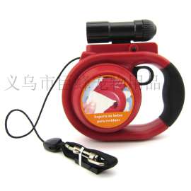 5米带卫生纸自动伸缩宠物牵引器 狗绳JF-QM556