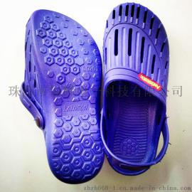 厂家直销防静电SPU拖凉鞋 带防静电标识的两用鞋