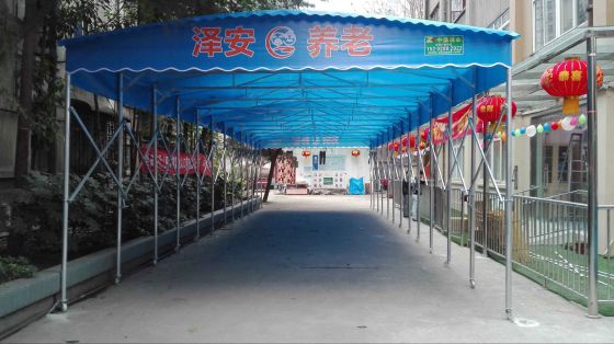 推拉帐篷 大排挡帐篷 仓库活动雨棚