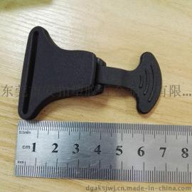 供应 箱包配件塑料扣具 龙虾转勾 挂钩 勾扣 黑色现货