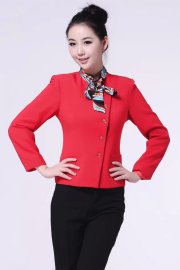 韩版修身女套装 ol时尚高档商务正装套裙酒店工作服厂家定做