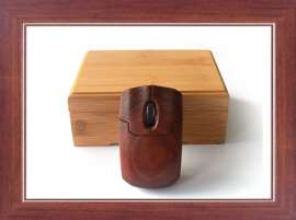 GD红木礼品鼠标无线锂电池鼠标
