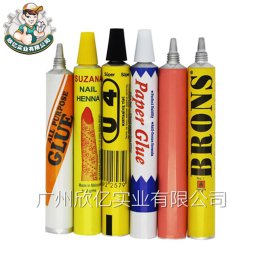 胶水尖嘴铝软管，装胶水铝制软管，小包装铝管
