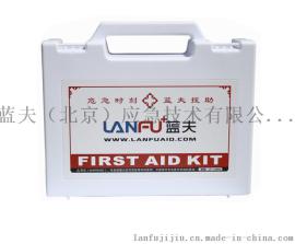 蓝夫手提急救箱 车载应急箱 家用办公药箱