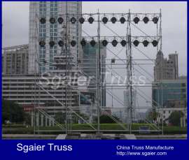 供应拆装雷亚架雷亚背景架吊挂线阵音响架 体积小