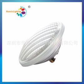 深圳厂家供应高品质led泳池灯18Wpar56遥控七彩水底灯华夏照明