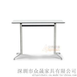 吧台 办公家具茶水间桌子 高脚办公会客桌批发价格