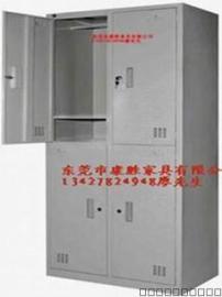 厂直批：员工更衣柜-四门宿舍铁衣柜-烤漆铁制4门更衣柜