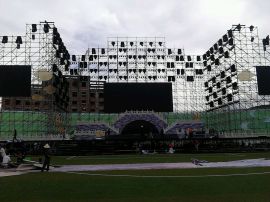 杭州灯光音响出租公司杭州桁架展位搭建