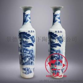3米5景德镇陶瓷大花瓶，青花手绘陶瓷大花瓶，景德镇大花瓶厂家直销