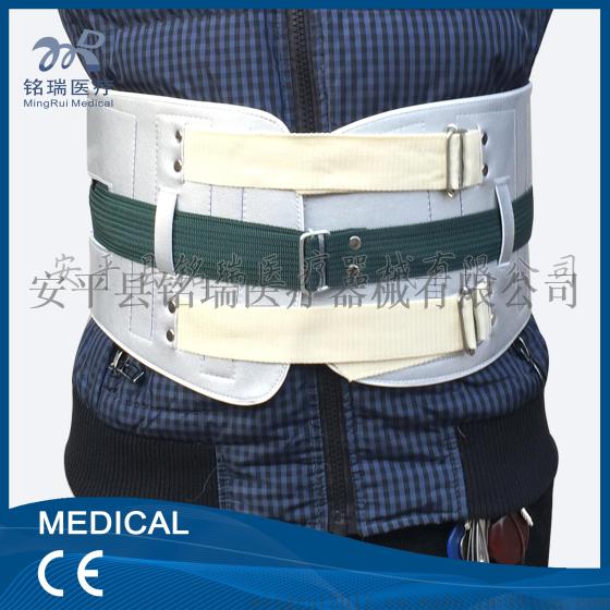 批发腰围固定器皮革铝板固定腰痛术后恢复