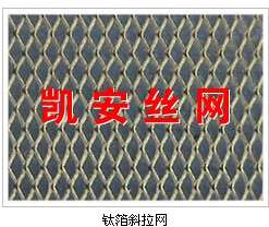 钛箔网、钛箔过滤网、钛箔拉伸网